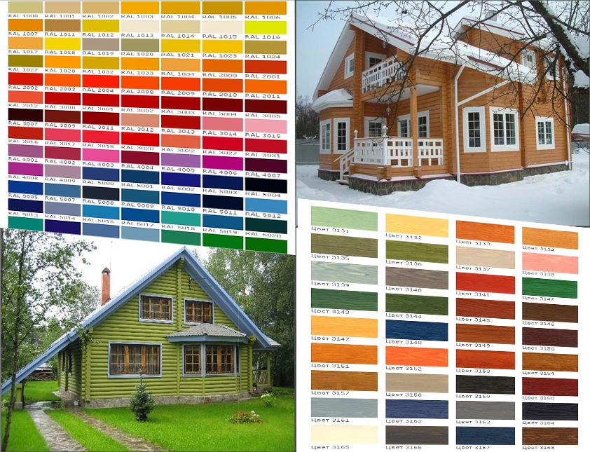 Как выбрать краску для деревянного дома