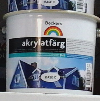 Akrylatfarg Беккерс