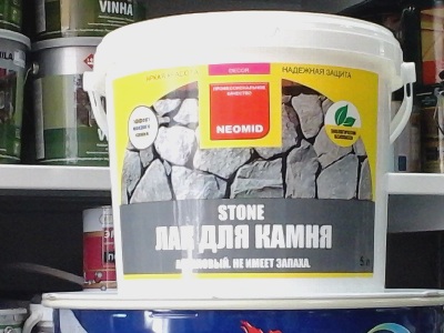 Неомид Стоун лак для камня
