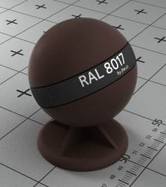 Краска цвета ral 8017 шоколадно-коричневая.
