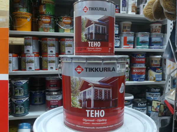 Kraska dla derevyannih fasadlov Tikkurila Teho