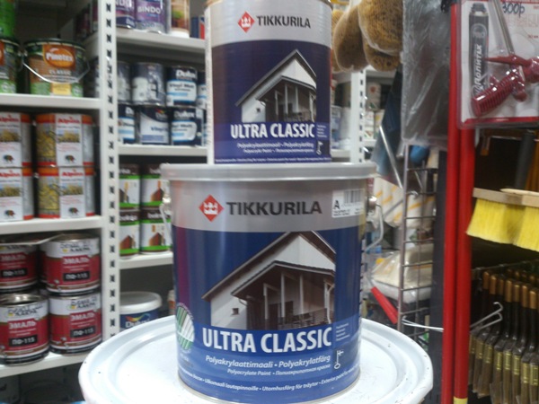 Kraska dla derevyannih fasadlov Tikkurila Ultra