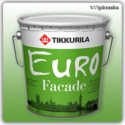 Tikkurila Euro Facade: всесезонная морозостойкая фасадная краска