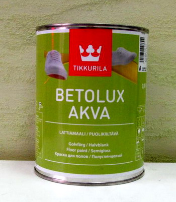 Бетолюкс Аква Тиккурила краска для полов