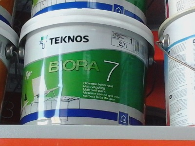 Акриловая матовая краска biora 7